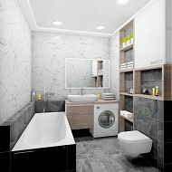 Керамогранит Hit темно-серая 300*600 мм /уп 8 шт/ 1,44 м2/