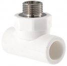 Тройник ПП наружная резьба D32-1/2"-32