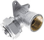 Угольник с креплением обжимной 16х1/2" ВР