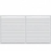 Решетка радиаторная 600х1200мм белая