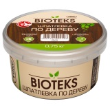 Шпатлевка по дереву BIOTEKS белая, 0,75кг