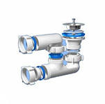 Сифон для душевого поддона Ани регулируемый 1 1/2"х40мм