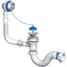 Сифон для ванны Ани с выпуском 1 1/2" с переливом