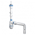 Сифон для раковин Ани с гибкой трубой 40х40/50мм 1 1/4"х40мм