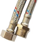 Подводка для воды гайка/штуцер нержавеющая сталь 0,4м