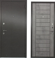 Дверь металлическая Мастино Антрацит букле Бетон серый 2050*860 правая