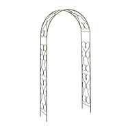 Арка разборная `Прямая широкая` 2,3 м х 1,25 м х 0,365 м антик бронза