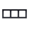 1396263 Рамка 3-м Стокгольм металл. черн. PROxima EKF EZM-G-304-10