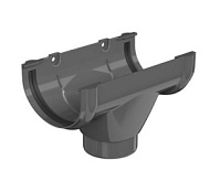 Воронка желоба Технониколь Оптима ПВХ серый /30/