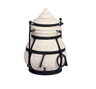 Тандыр "Сармат Кочевник" h-63 см, d-45, 51,8 кг, 8 шампуров, кочерга, совок