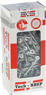 Саморезы универсальные Tech-Krep 10х2,5мм 500шт оцинкованные/коробка