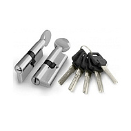 Цилиндровый механизм с вертушкой FUARO D-PRO 502/100 mm (45+10+45) CP хром 5 кл.