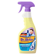 Средство  DR.AKTIV для  мытья окон, зеркал и стеклянных поверхностей, 500 мл, Лимонная свежесть