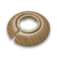 Обвод универсальный для труб Ф25-34мм "Идеал" (2шт. во флоупак) Дуб коньячный