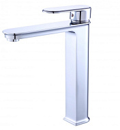 Смеситель для умывальника Savol, хром, высокий излив  S-600301G