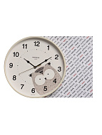 9344340 Часы настенные, серия: Интерьер, "Сова", d-30.5 см, плавный ход