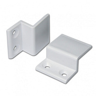 Крепление для москитной сетки, ПВХ, верх/низ, белое