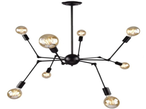 Светильник "Планета" РС20874 BK/8C