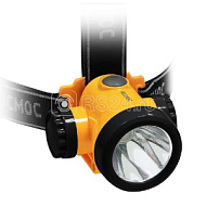 Фонарь светодиодный аккум. налобный литиевый H3W 2 режима 3Вт LED 1.5А.ч зарядка от USB КОСМОС KOCH3WLi-On,479295