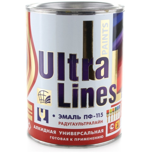 Эмаль ПФ-115 Ultra Lines, 1,8кг, кремовая глянцевая