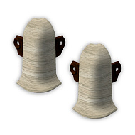 403 Угол наружный Лексида с крепежом 55мм Дуб верде (2шт/блистер)