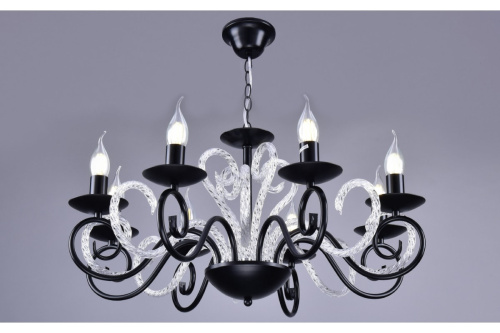 Подвесная люстра РОССВЕТ 8х60ВтхE14 24кв.м