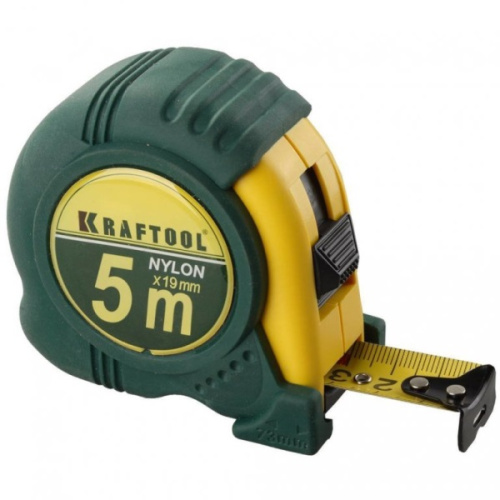 34122-05-19_z02 Рулетка KRAFTOOL с нейлоновым покрытием, 5мх19мм