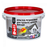 Краска фасадная DALI резиновая серый графит 3,0кг