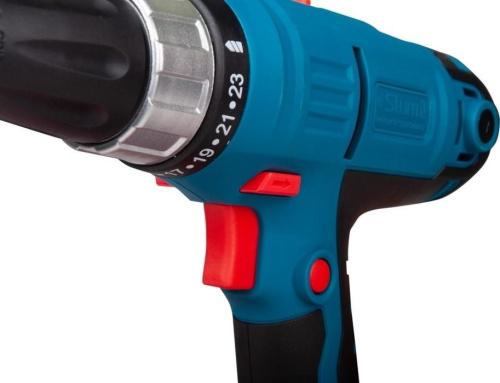 Дрель-шуруповерт сетевой STURM ID-2145P (450Вт, 0-400/0-1500об.мин, БЗП-10 мм, 35Нм)