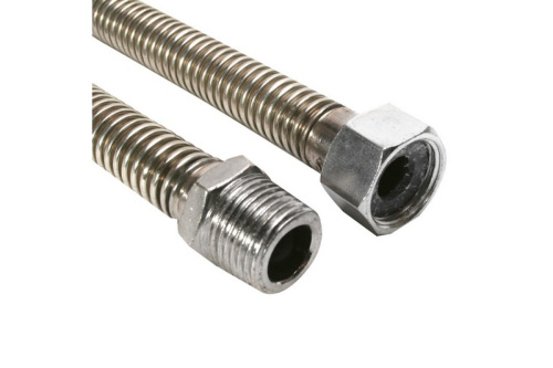 Подводка сильфонная для газа гайка/шайба 1/2" 2,0м  ELKA
