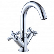 Смеситель для умывальника Rossinka, хром, высокий излив RS39-62U