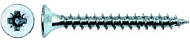 Шуруп универсальный 16х4,0мм цинк потайная головка 200шт/коробка