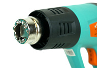 Фен Sturm HG-2003 LСD 2000W, 50-600*С, кейс+5насадок, электронное управление, LСD-дисплей
