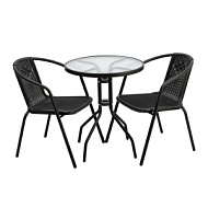 Набор садовой мебели стол+2 кресла микс