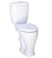 Унитаз-компакт Santeri Воротынский, белый, 1 режим, полипропилен