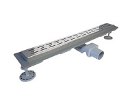 Трап линейный д/душа п/плитку 60 см 50 Jakko 360° сифоном и сухим затвором