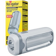 Фонарь аккумуляторный 14 028 NPT-CP19-ACCU 1LED 3Вт + 10LED 2Вт аккум. 4.5В 0.8А.ч пластик.