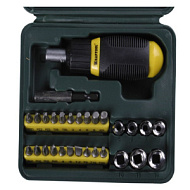 25556-Н29 Набор Kraftool, отвертка реверсивная с битами и торцевыми гловками, 29 предметов