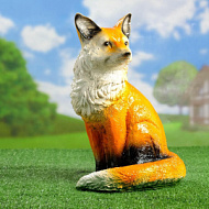 Садовая фигура из гипса «Лиса», 34.5×18×23 см