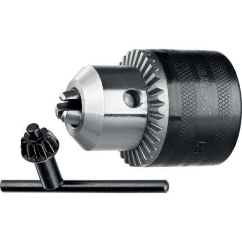 29055-13-1/2 Патрон ударный STAYER ключевой для дрели, 13 мм, посадочная резьба 1/2", Д 1,5-13 мм