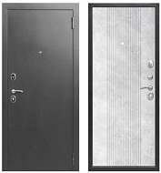 Дверь металлическая NOVA  Антик серебро Бетон снежный  2050*860мм, правая