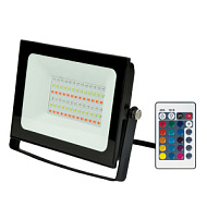 Прожектор светодиодный Uniel RGB с пультом 30W(2500lm 120°) ULF-F60-30W IP65 200-240В BLACK