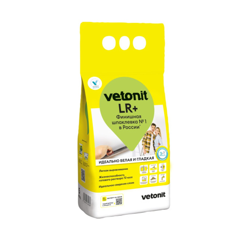 Шпаклевка финишная полимерная Weber Vetonit LR+ 5kg