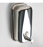 Дозатор для мыла Accoona 0,8л, хром, настенный А182