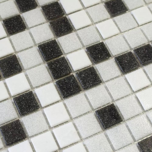 Мозаика Elada Mosaic бело-черный микс 327*327*4мм
