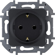 1445256 Механизм розетки 1-м СП Inspiria 16А IP20 250В 2P+E немецк. стандарт антрацит Leg 673723