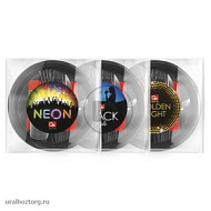 Набор для пикника на 6 персон (стакан, вилка, тарелка, нож, салфетка, трубочка) `Grifon Black`