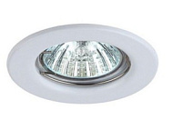 Светильник ЭРА ST1WH штампован.MR16 12B 50Bт бел.