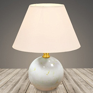 Настольная лампа 18326 WT белый/белый абажур h240 1х60W E27, DIY22