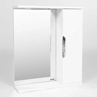 VLIM70-ZSH Зеркало-шкаф Viant Лима 70, белый, 700*700*160 мм